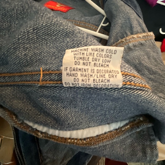 Cowboy Blues American Flag Jean Jacket (M) - Picture 3 of 3